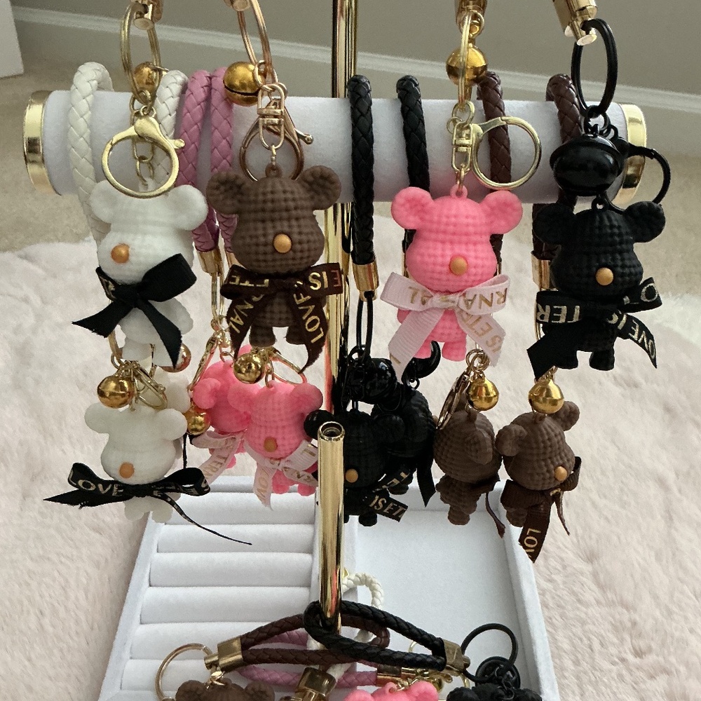 BOGO DEAL!TEDDY BEAR KEY/BAG CHARMS